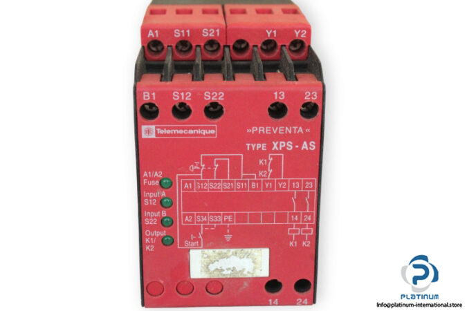 telemecanique-XPSAS5140-emergency-stop-and-limit-switch-monitor-(new)-1