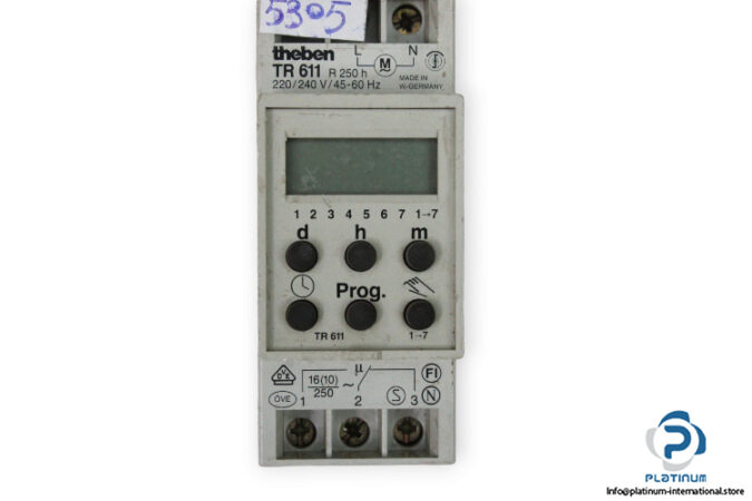 theben-TR611-R-250-H-programmable-digital-switch-timer-(used)-1