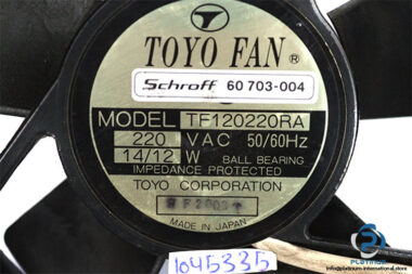 toyo-fan-TF120220RA-axial-fan-used-1