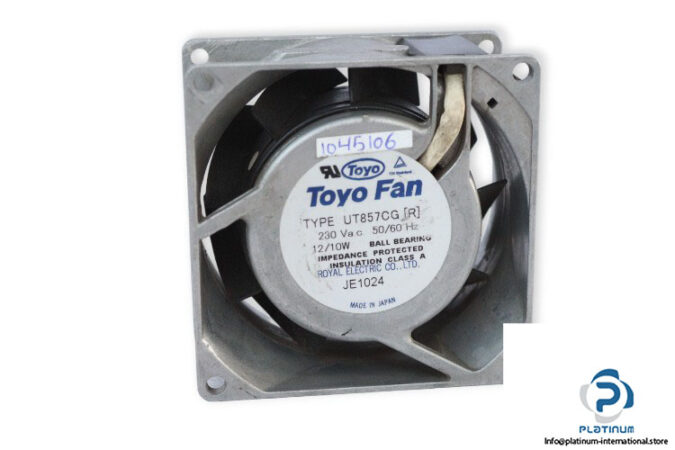 toyo-fan-UT857CG-axial-fan-used