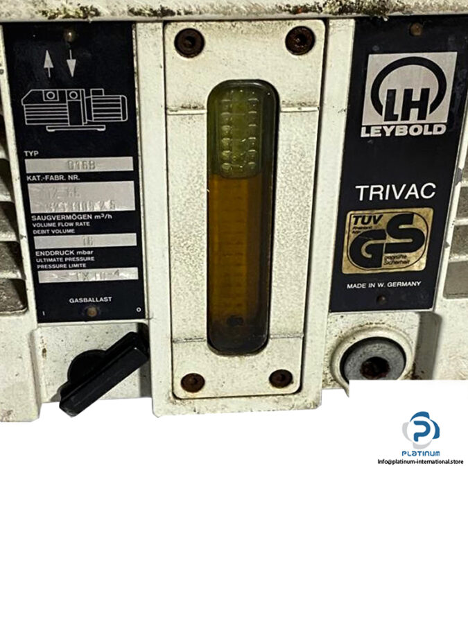 trivac-11266A921300525-rotary-vane-vacuum-pump-(used)-4