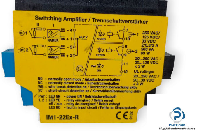 turck-IM1-22EX-R-isolating-switching-amplifier-used-3