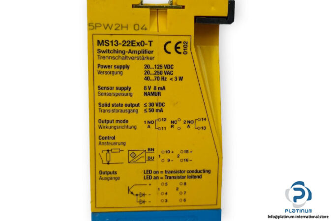 turck-MS13-22Ex0-T-isolating-switching-amplifier-used-2