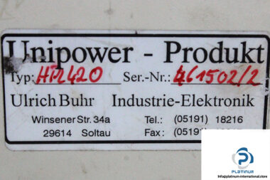 unipower-HPL-420-load-monitor-used-2