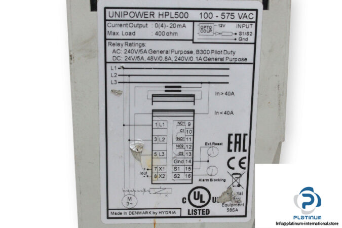 unipower-HPL500-control-unit-used-4