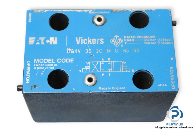 vickers-DG4V-3S-2C-M-U-H5-60-solenoid-operated-directional-valve-used-2