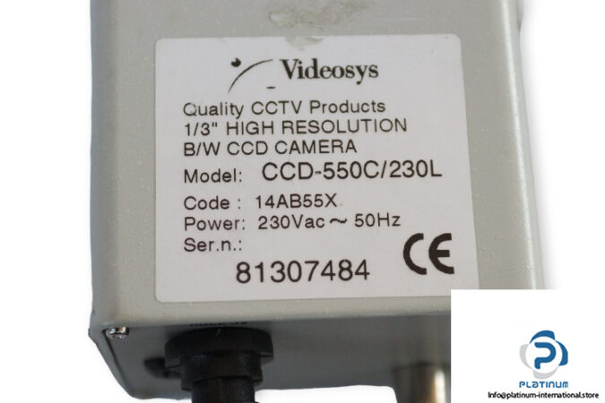 videosys-CCD-550C_230L-ccd-camera-(used)-2