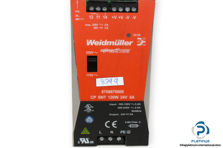 weidmuller-CP-SNT-120W-24V-5A-power-supply-(new)-1