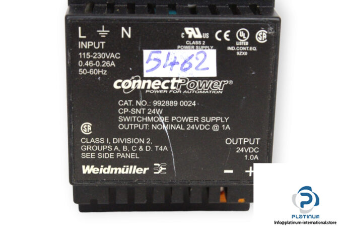 weidmuller-CP-SNT-24W-power-supply-(used)-2