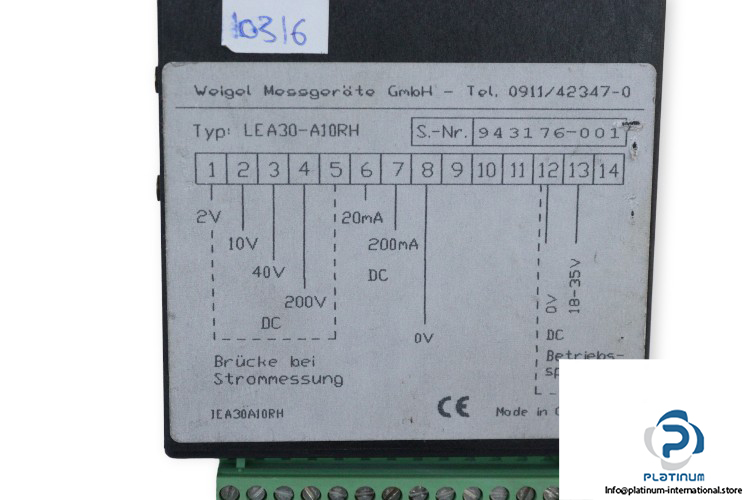 weigel-mebgerate-LEA30-A10RH-digital-light-strip-indicator-(used)-1