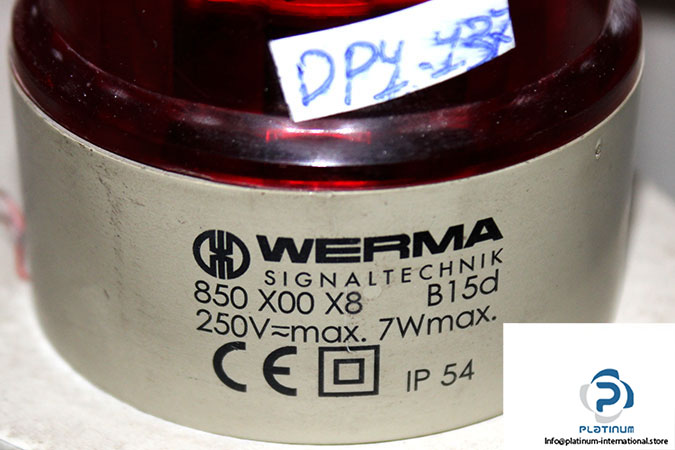 werma-850-X00-X8-light-red-indicator-(used)-1