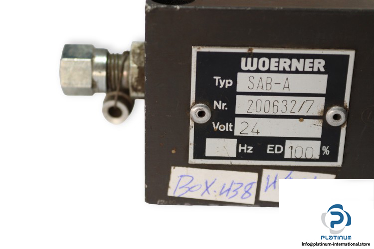 woerner-SAB-A-solenoid-valve-(used)-1