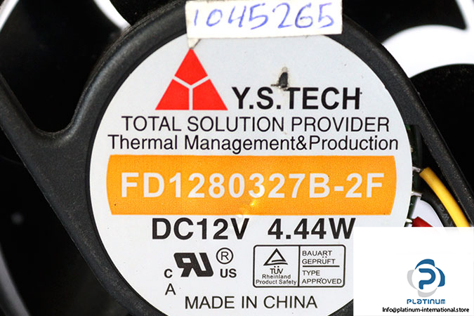 y.s.tech-FD1280327B-2F-axial-fan-used-1