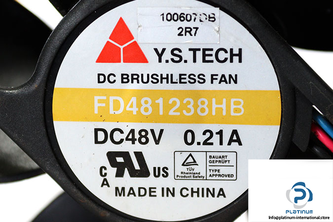 y.s.tech-FD481238HB-axial-fan-used-1