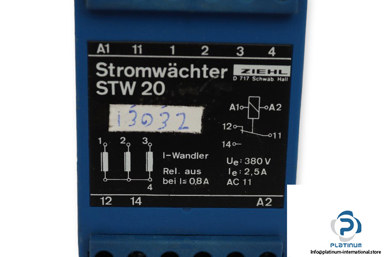 ziehl-STW-20-current-monitor-relay-(Used)-1