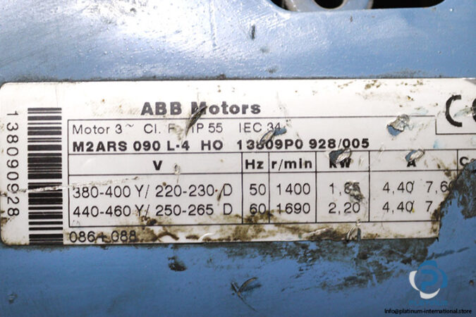 abb-M2ARS-090-L-4-HO-brake-motor-used-2