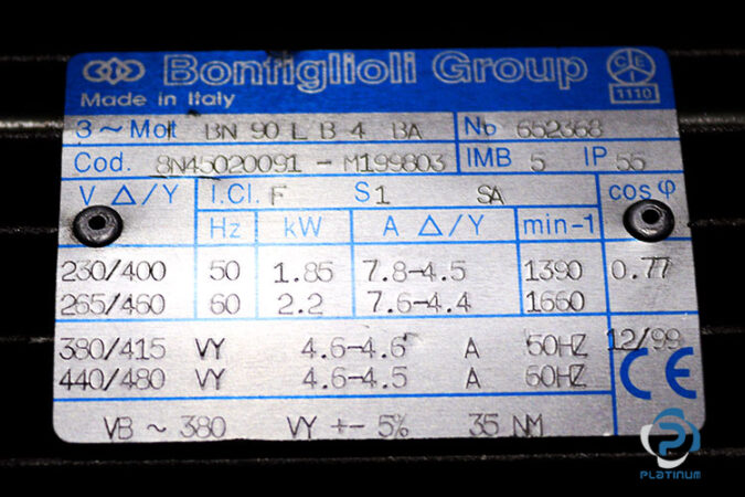 bonfiglioli-BN-90-L-B-4-BA-brake-motor-used-2