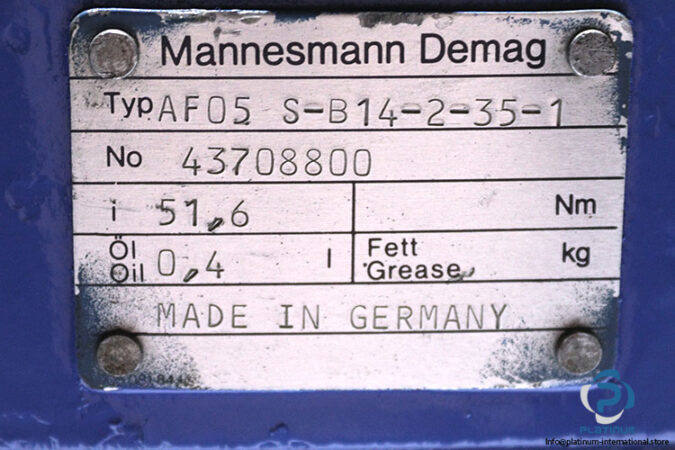 demag-AF05-S-B14-2-35-1-gear-motor-used-2