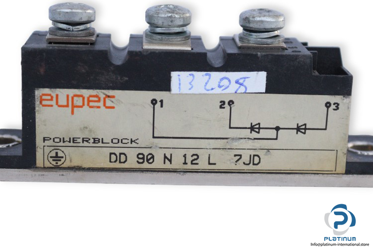 eupec-DD-90-N-12-L-7JD-rectifier-diode-module-(Used)-1