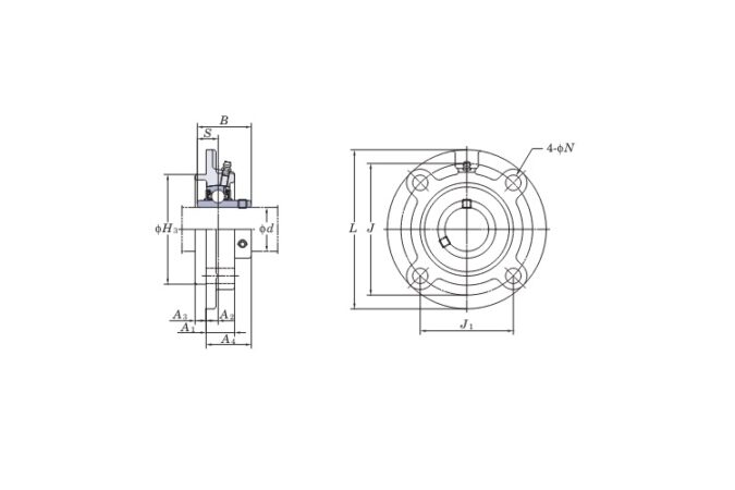 fyh-UCFC204-J-round-flange-ball-bearing-unit-(new)-(carton)-4