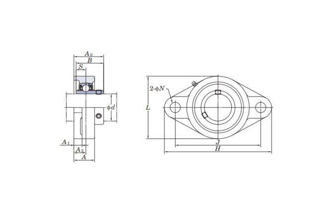 fyh-UCFL203-J-oval-flange-ball-bearing-unit-(new)-(carton)-3