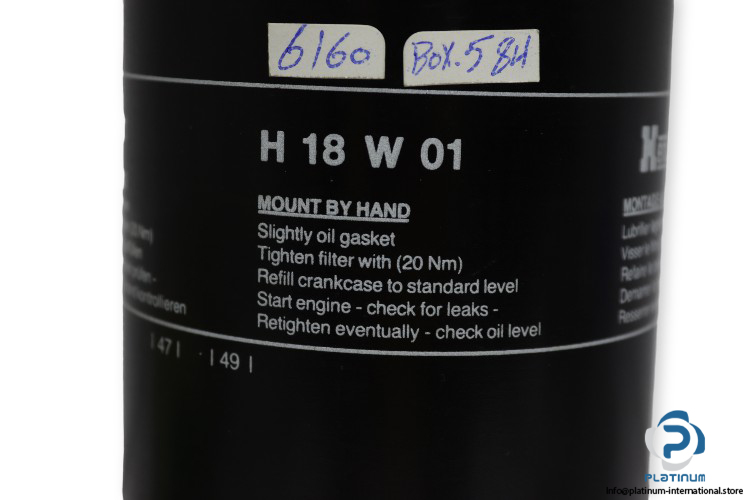 hengst-H18W01-oil-filter-(new)-(without-carton)-1