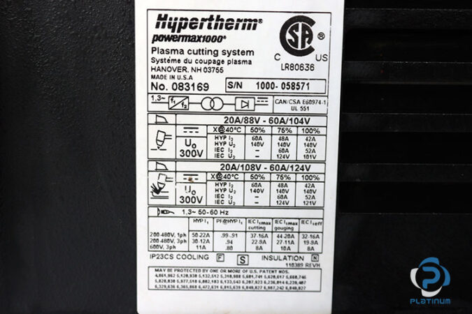 hypertherm-1000-058571-plasma-cutting-system-(used)-5