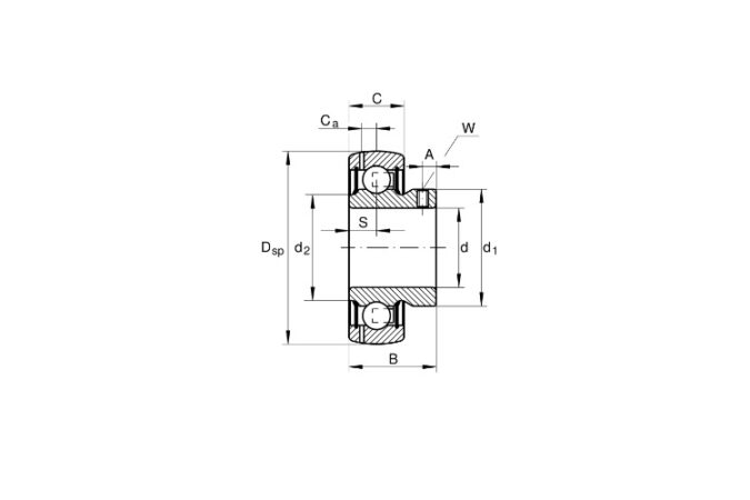 ina-GAY30-NPP-B-insert-ball-bearing-(new)-2