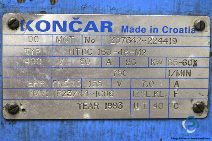 koncar-HTDC-160-48-M2-dc-motor-used-2