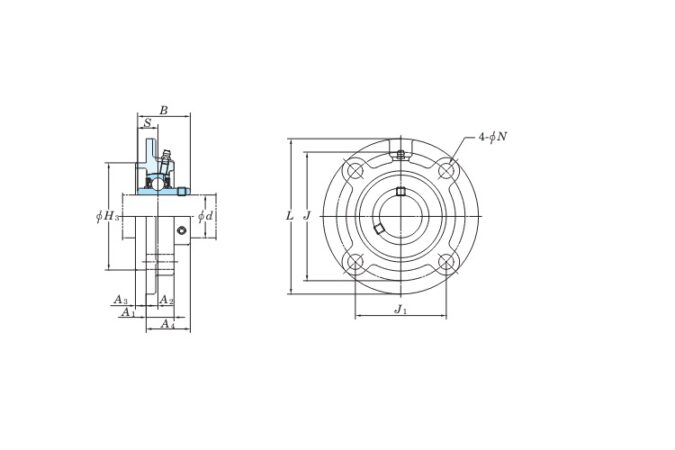 koyo-UCFC204-J-round-flange-ball-bearing-unit-(new)-3