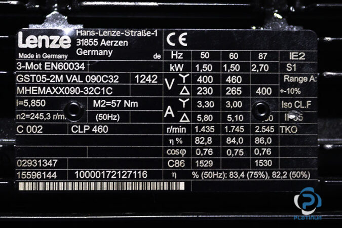 lenze-MHEMAXX090-32C1C-servo-gear-motor-used-2