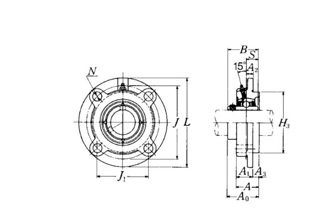 nsk-UCFC203-AV2-round-flange-ball-bearing-unit-(new)-(carton)-4
