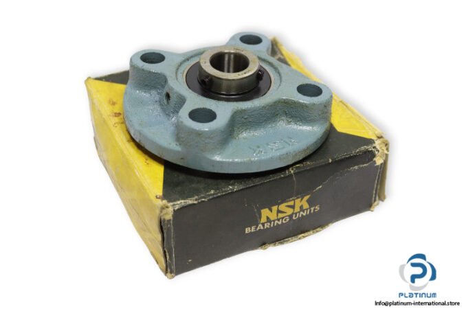 nsk-UCFC203-AV2-round-flange-ball-bearing-unit-(new)-(carton)