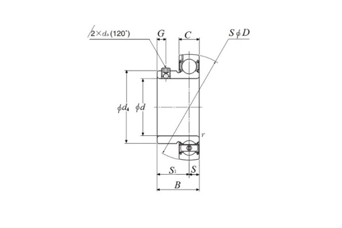 ntn-AS204-insert-ball-bearing-(new)-4