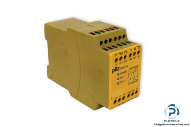 pilz-PNOZ-X4-24VDC-3N_O-1N_C-safety-relay-(used)