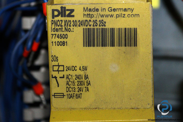 pilz-PNOZ-XV2-30_24VDC-2S-2SZ-safety-relay-(Used)-1