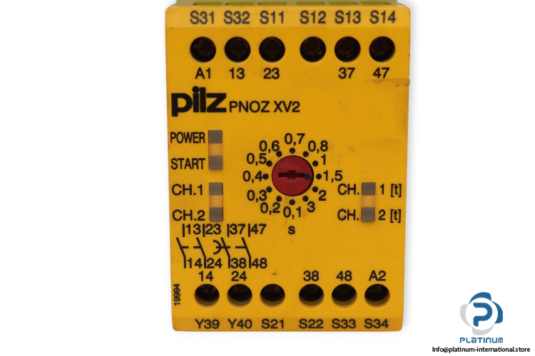 pilz-PNOZ-XV2-3_24VDC-2N_O-2N_O-T-safety-relay-(used)-1