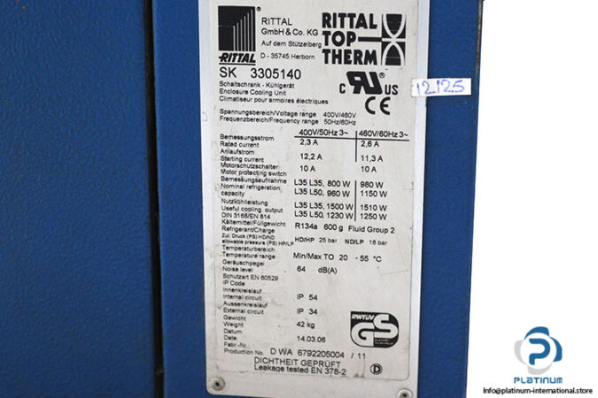 rittal-SK-3305140-wall-mounted-cooling-unit-(used)-3