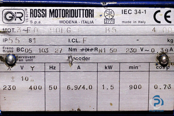 rossi-F0-90LG-6-B5-brake-motor-used-2
