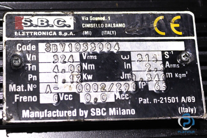 s.b.c.-SBV1053004-servomotor-used-2