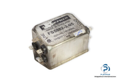 schaffner-FS5882-3-05-power-line-filter-(used)