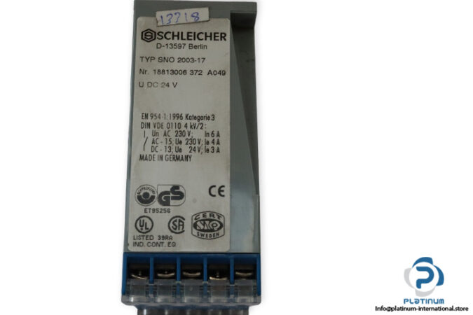 schleicher-SNO-2003-17-emergency-stop-relay-(used)-2