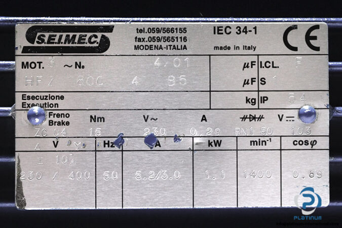 seimec-HFZ-80C-4-B5-brake-motor-used-2