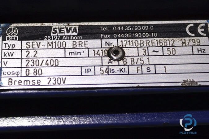 seva-SEV-M100-BRE-brake-motor-used-2