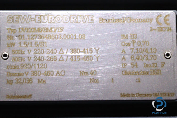 sew-DV100M6_BMG_TF-brake-motor-used-2