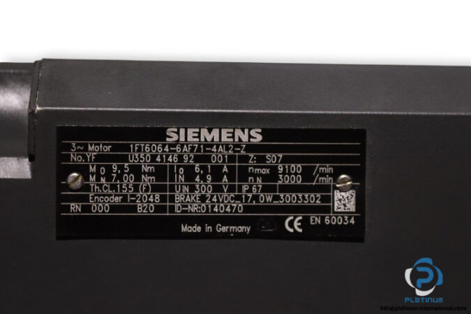 siemens-1FT6064-6AF71-4AL2-Z-ac-servomotor-used-3-3