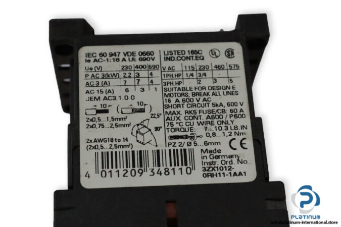 siemens-3RT1015-1AK61-contactor-(used)-1