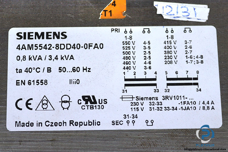 siemens-4AM5542-8DD40-0FA0-transformer-(used)-1