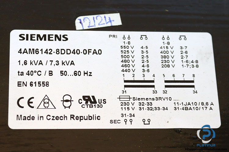 siemens-4AM6142.8DD40.0FA0-transformer-(used)-1
