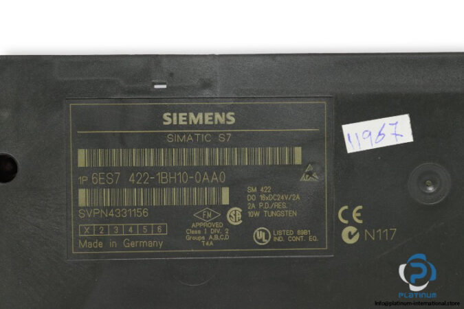 siemens-6ES7-422-1BH10-0AA0-digital-output-module-(Used)-3